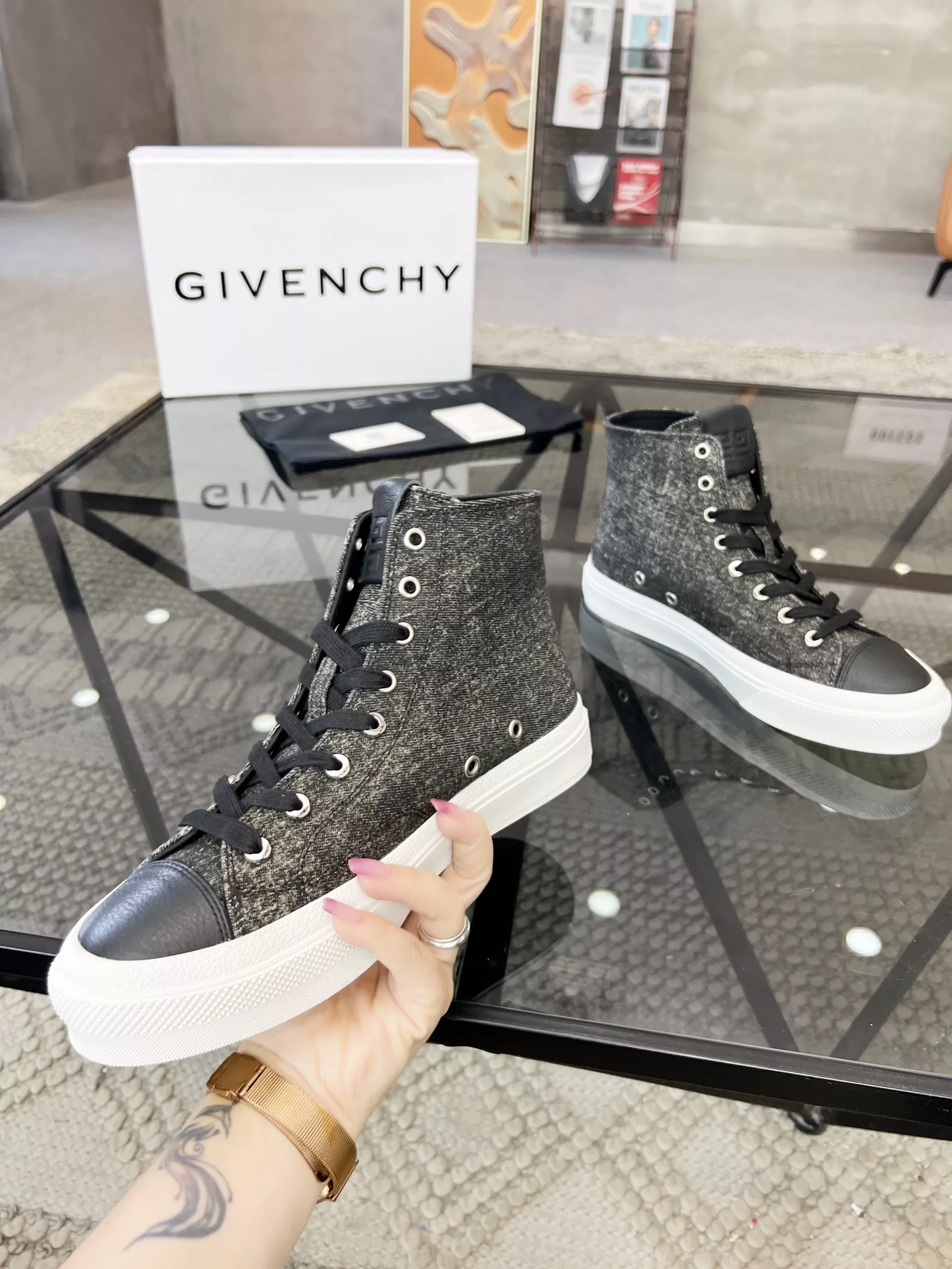 givenchy high tops chaussures pour homme s_12b50002